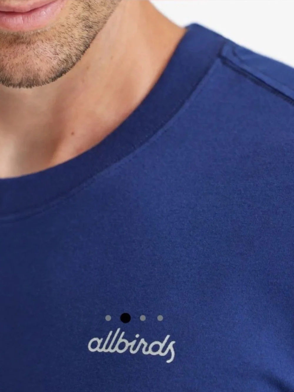 NWT Allbirds Men's Allgood Cotton Logo Tee Deep Navy Size M - Picture 14 of 14